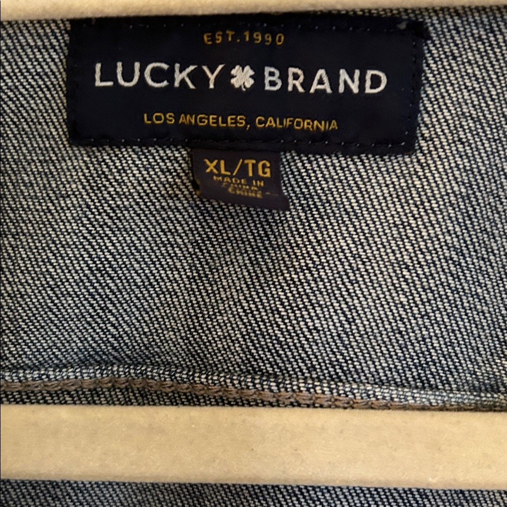 Lucky Brand The Tomboy Trucker Denim Jacket Size XL - Picture 5 of 16